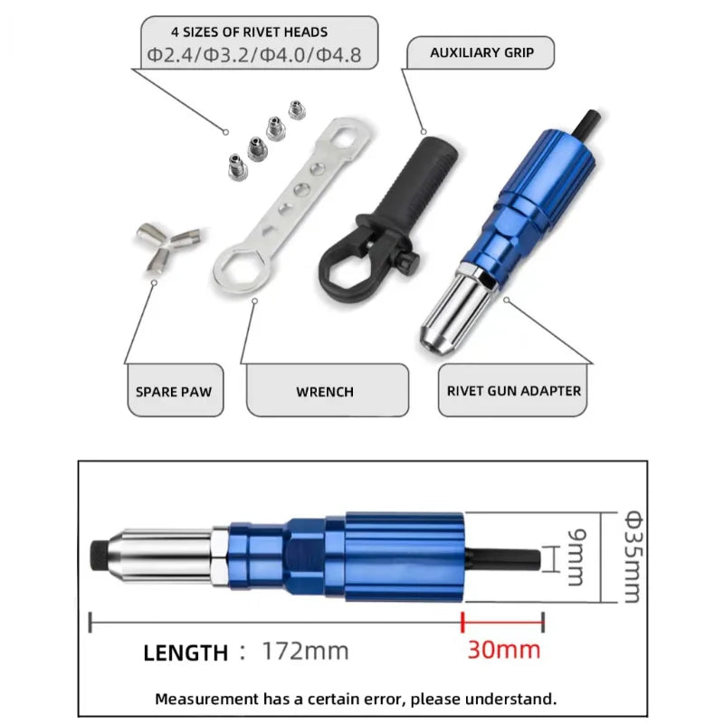 Adaptador de remachadora 