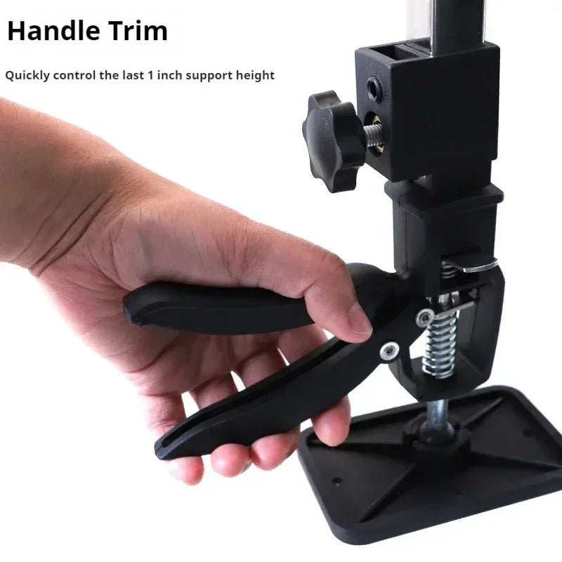 Telescopic support pole for installation