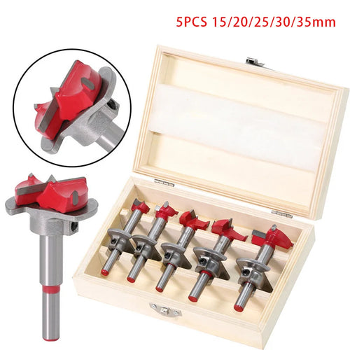 Hinge Hole Saw Drill Bit Set 15–35mm
