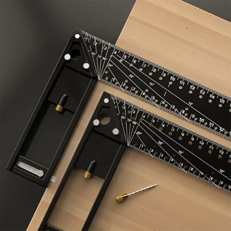 Multi-Angle Measuring Ruler Tool – Precision Layout & Marking Gauge