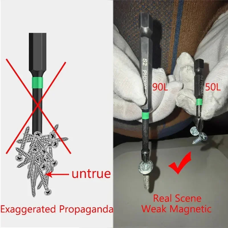 Magnetic PH2 Screwdriver Bit Set