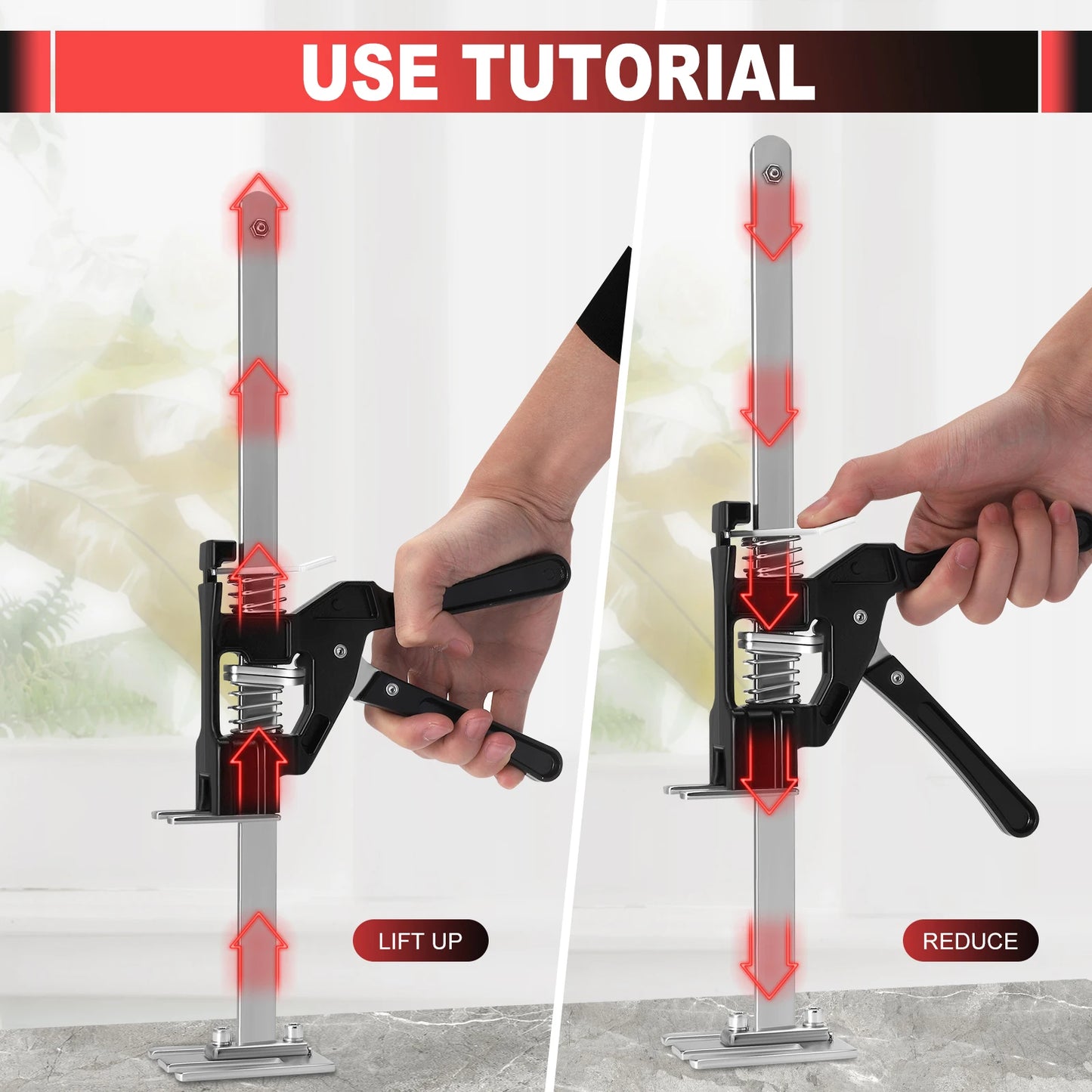 Labor Saving Jack Tool – Adjustable Height Lifting Tool (Up to 200kg)