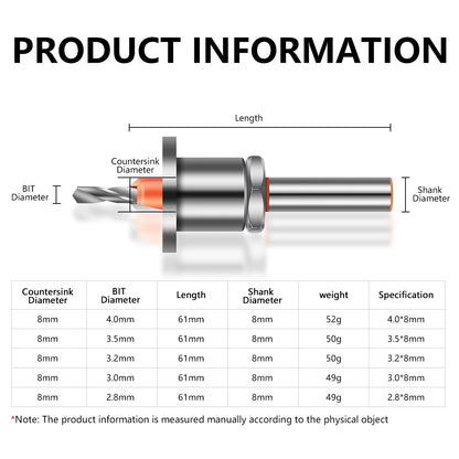 Carbide Countersink Router Bit