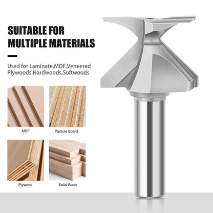 MDF Bending Router Bit – Precision Radius Cutting Tool (R18 / R30 / R50)