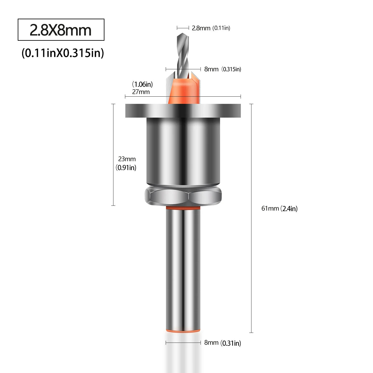 Carbide Countersink Router Bit