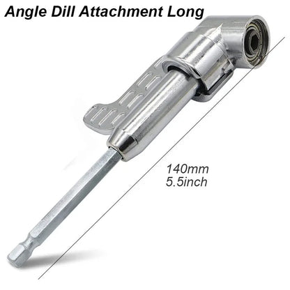 90 Degree Right Angle Drill Adapter – Magnetic 1/4" Hex Extension