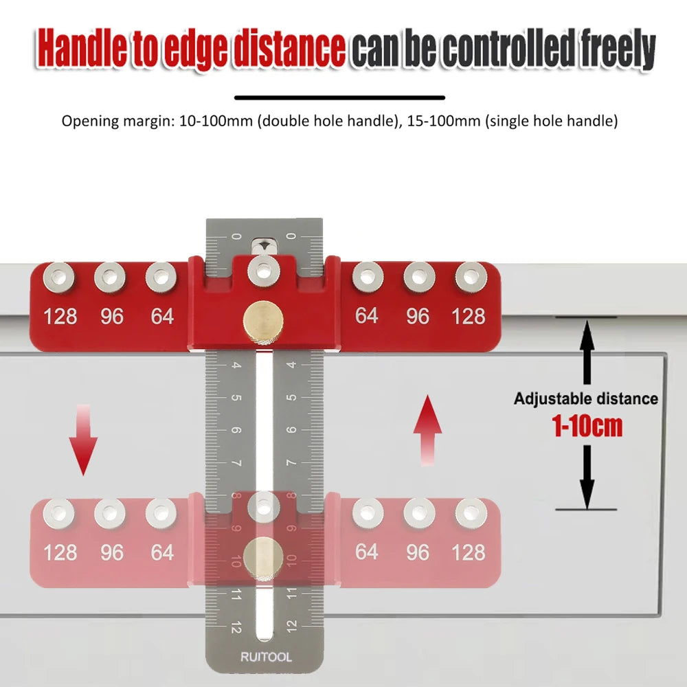 Cabinet Hardware Jig (Handle Drilling Guide)