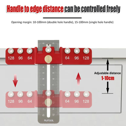 Cabinet Hardware Jig (Handle Drilling Guide)