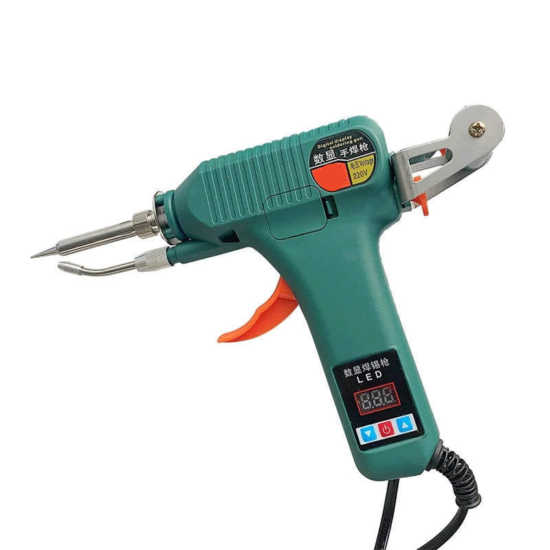 120W Auto Feed Soldering Iron – Digital Temperature Control, PTC Heating
