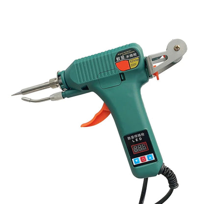 120W Auto Feed Soldering Iron – Digital Temperature Control, PTC Heating