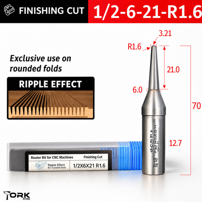 V Groove Folding Router Bit (12.7mm / 1/2")